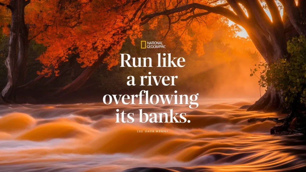 Run Like a River Overflowing Its Banks