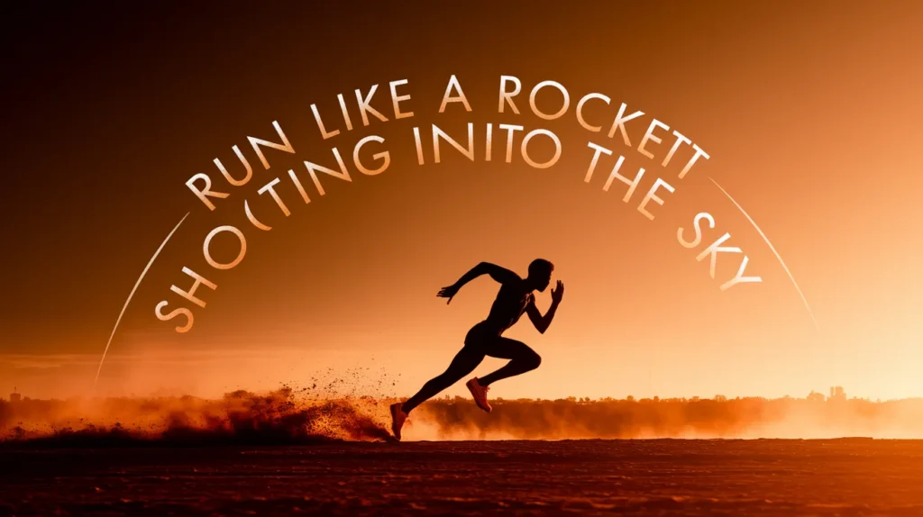 Run Like a Rocket Shooting Into the Sky