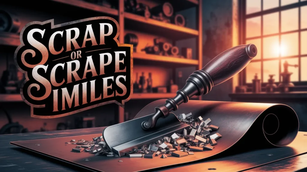 Scrap or Scrape Similes