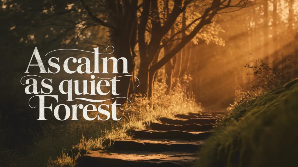 As Calm as a Quiet Forest