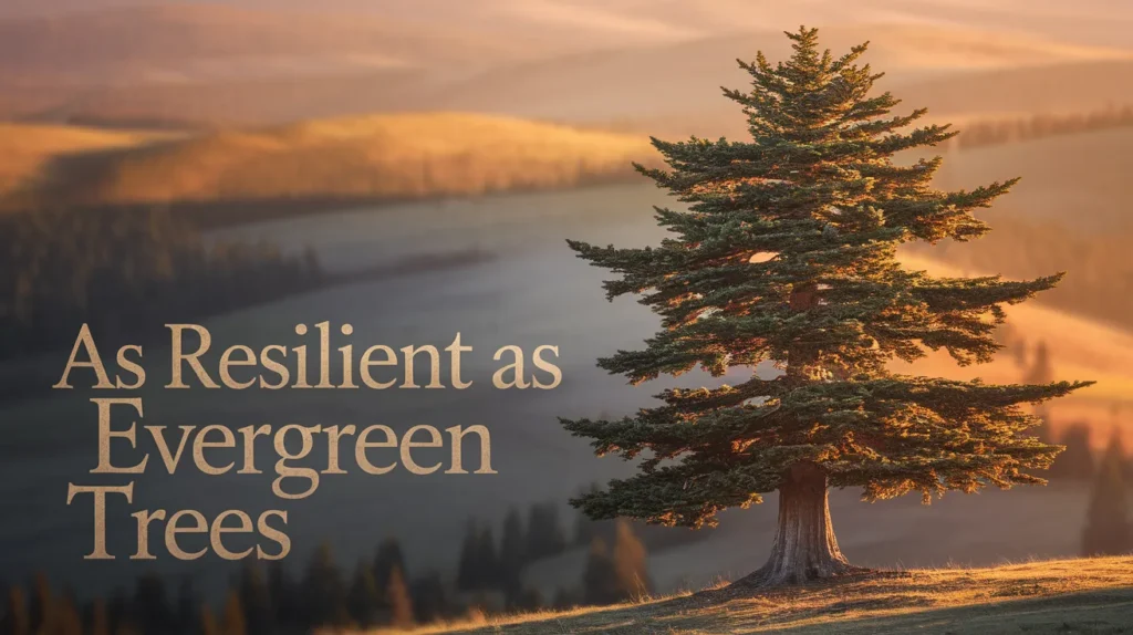 As Resilient as Evergreen Trees