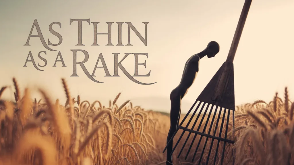 As thin as a rake