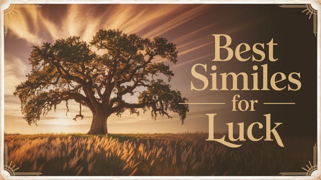 Best Similes for Luck
