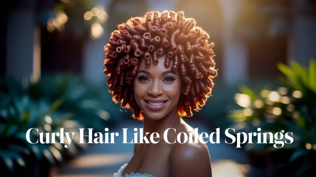 Curly Hair Like Coiled Springs