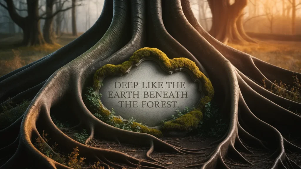 Deep Like the Earth Beneath the Forest