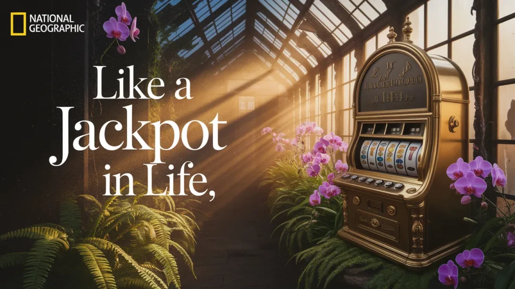 Like a jackpot in life