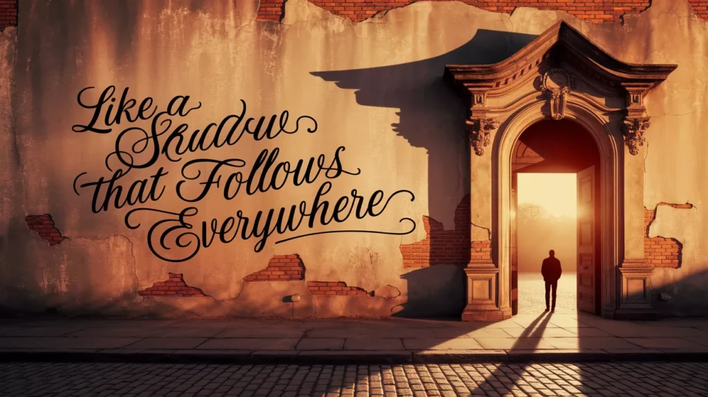 Like a shadow that follows everywhere