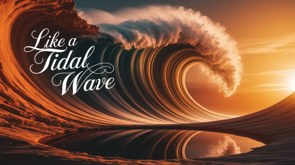 Like a tidal wave