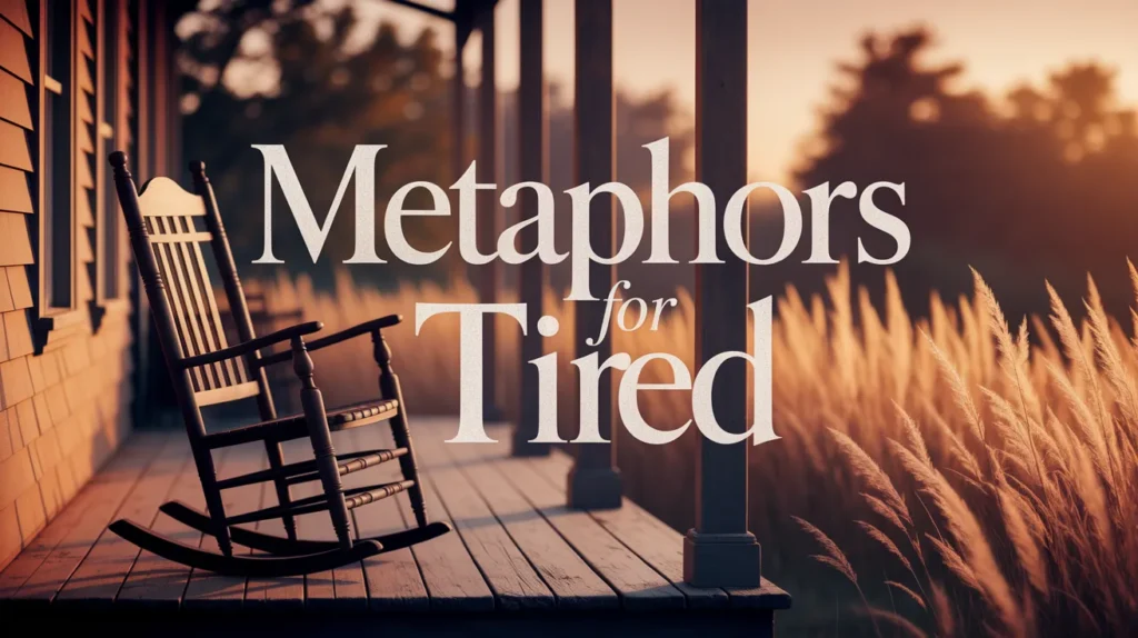 Metaphors for Tired