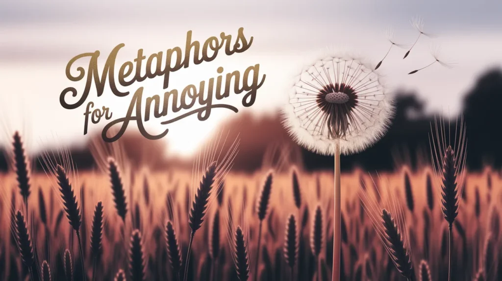 Metaphors for Annoying
