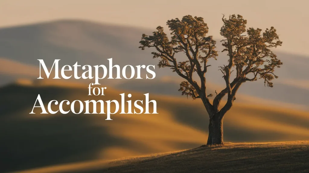 Metaphors for Accomplish