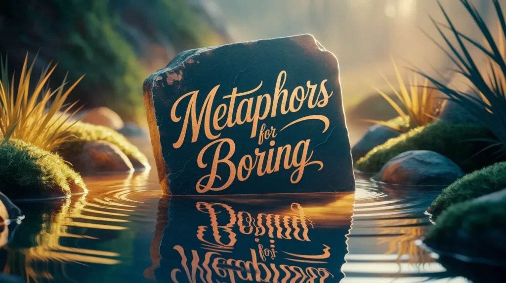 Metaphors for Boring