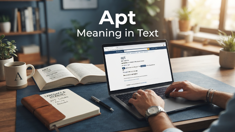 Apt Meaning in Text