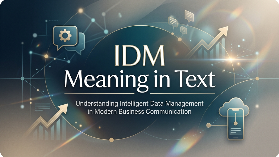 IDM Meaning in Text