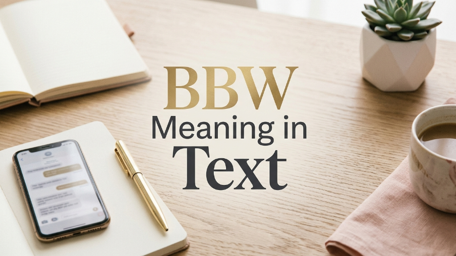 BBW Meaning in Text