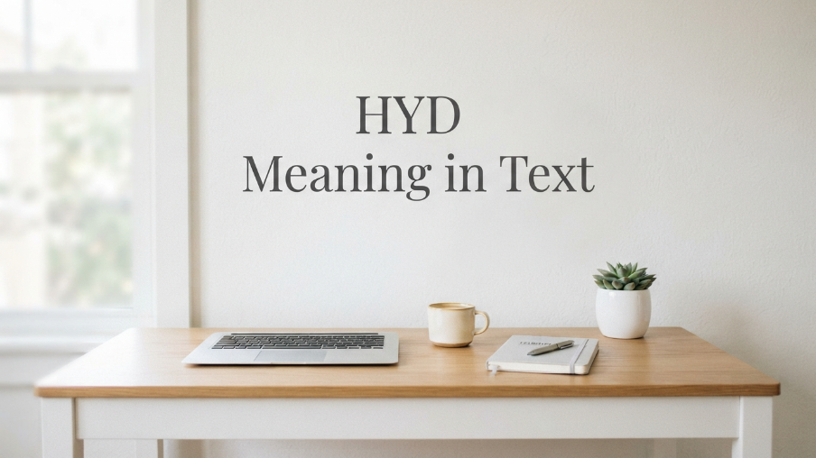 HYD Meaning in Text
