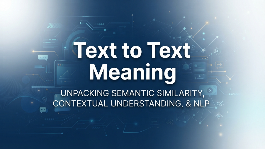 Text to Text Meaning