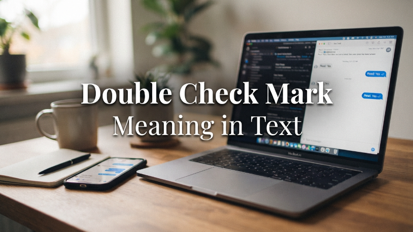 Double Check Mark Meaning in Text