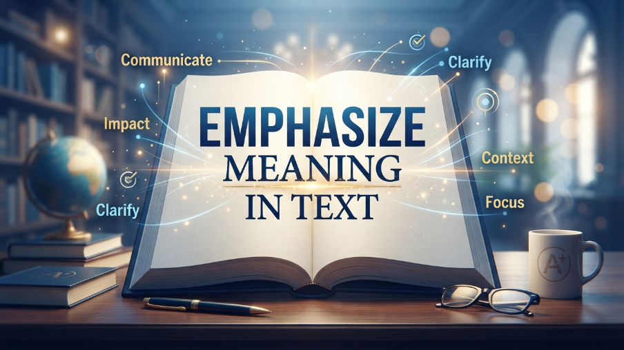 Emphasize Meaning in Text