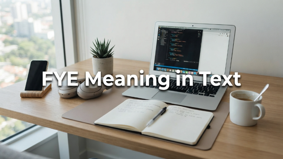 FYE Meaning in Text
