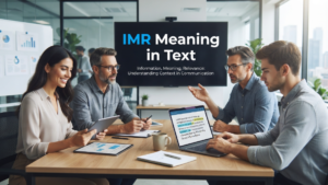 IMR Meaning in Text