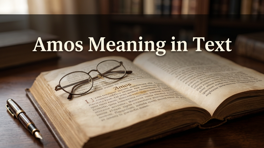 Amos Meaning in Text