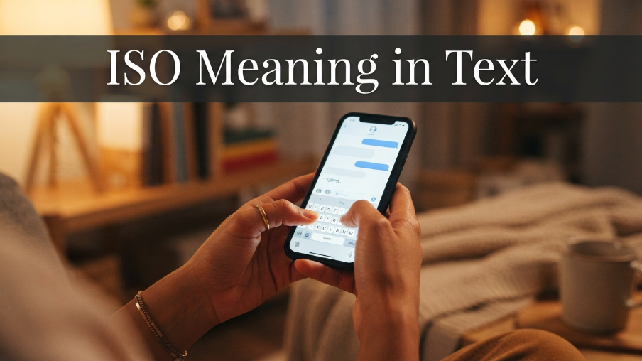 ISO Meaning in Text